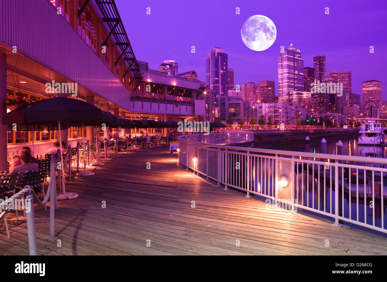 OUTDOOR RESTAURANT PIER 66 BELL STREET MARINA ELLIOT BAY DOWNTOWN