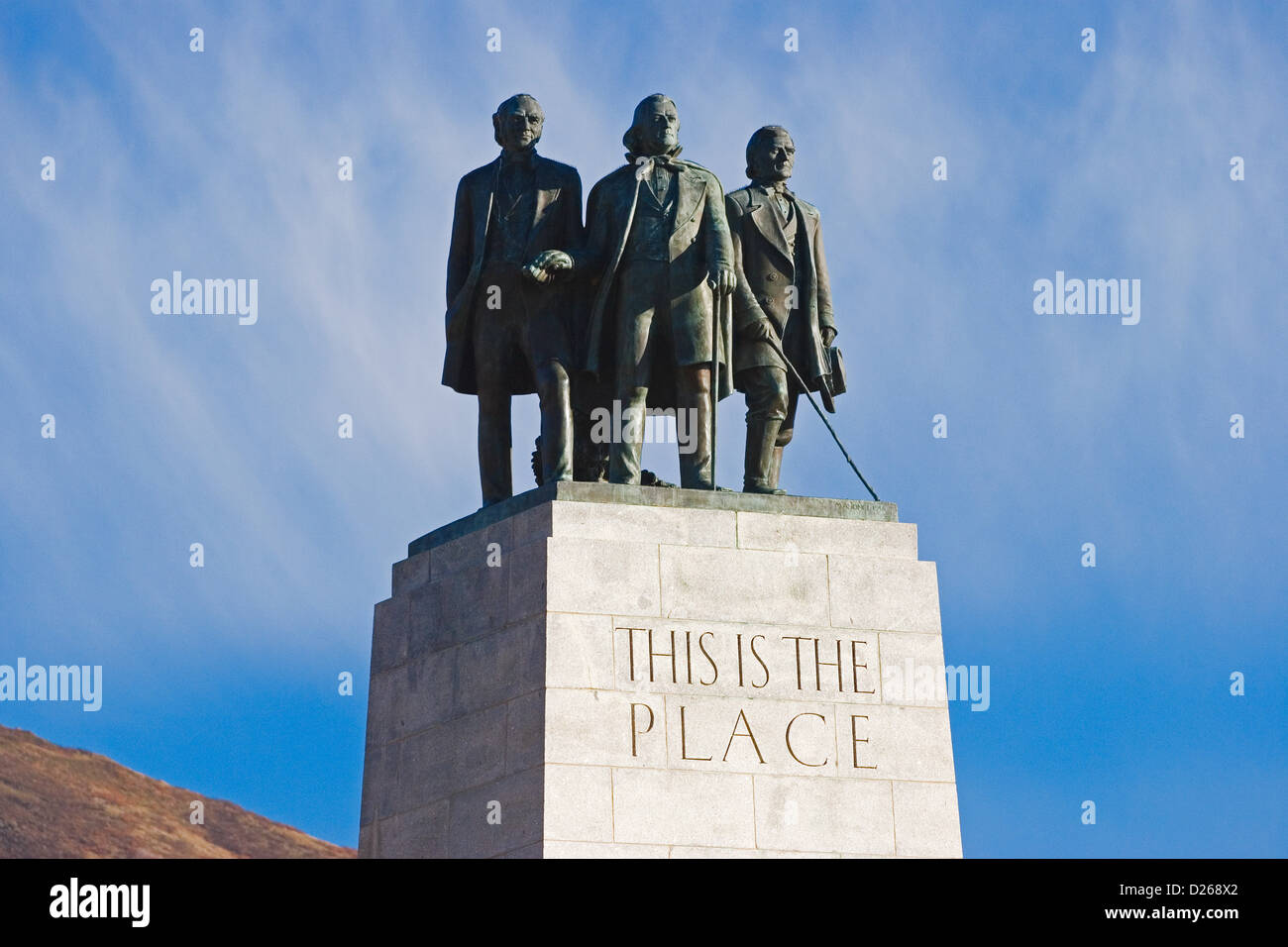 Pioneer Monument, Salt Lake City UT Stock Photo