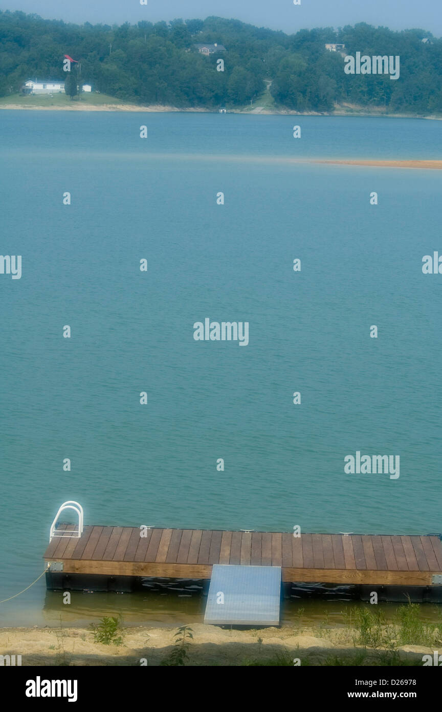 Boat Dock (soft focus), Douglas Lak Stock Photo Alamy
