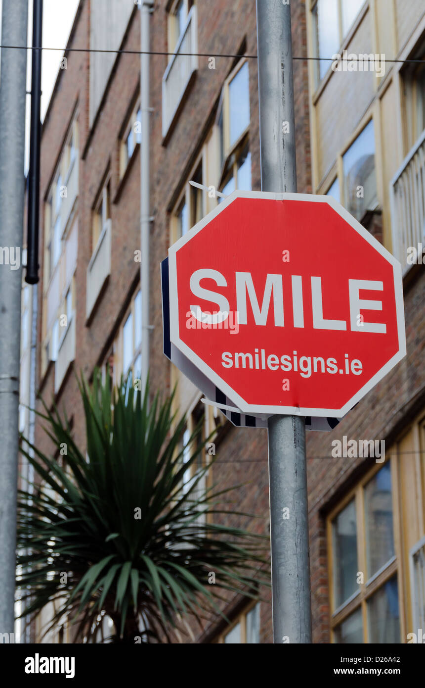 Smile Signs Stock Photo