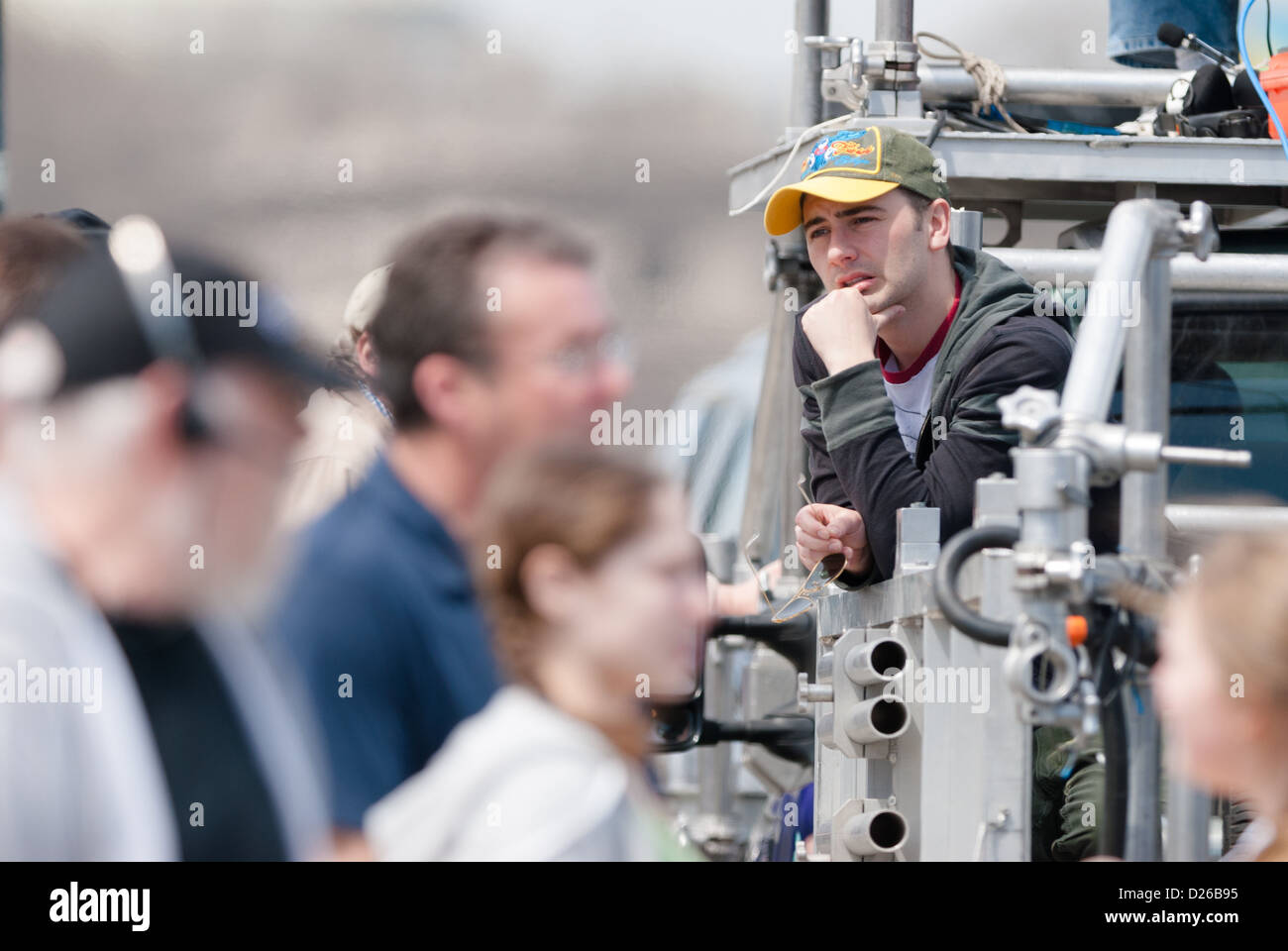 Director Robert Luketic on the set of '21' Stock Photo