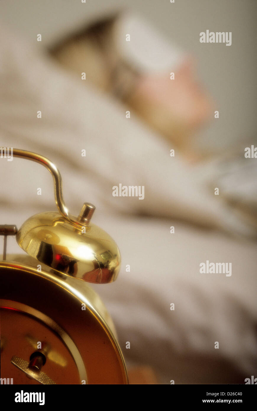 woman sleeping with eye mask Stock Photo Alamy