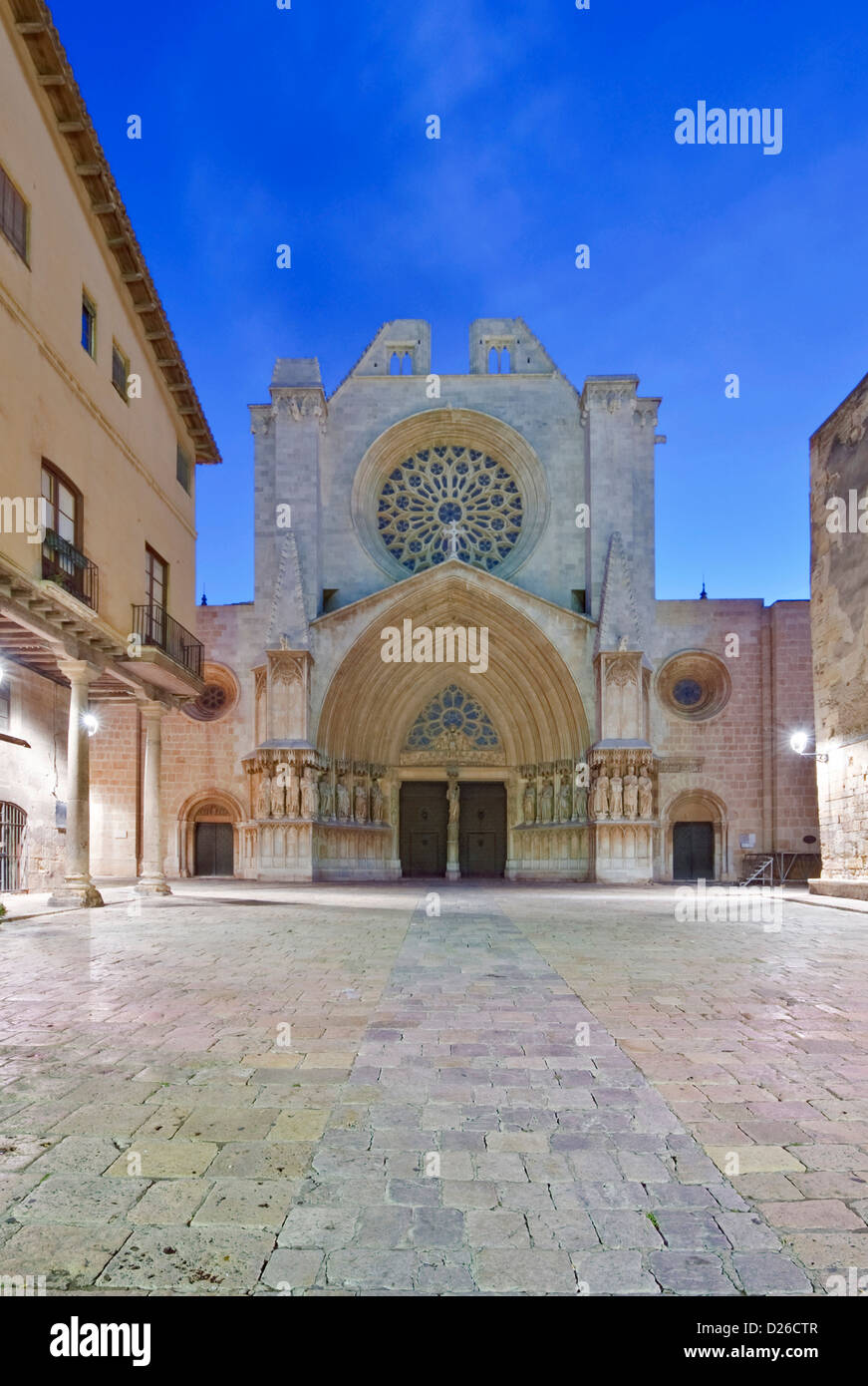 Europe, Spain, Catalonia, Tarragona, Tarragona Cathedral Stock Photo