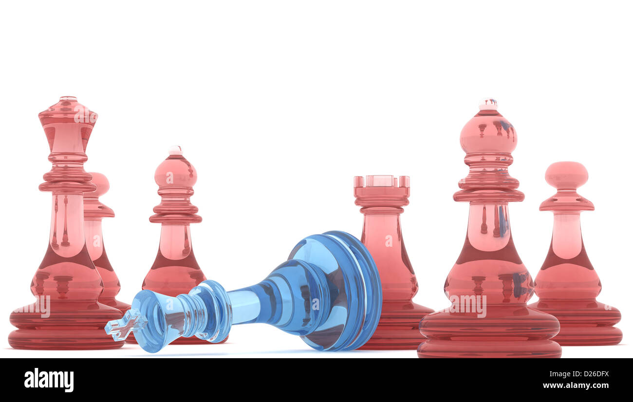 3D Chess Pieces that are Clearly Visible Stock Photo - Image of players,  visible: 236515718