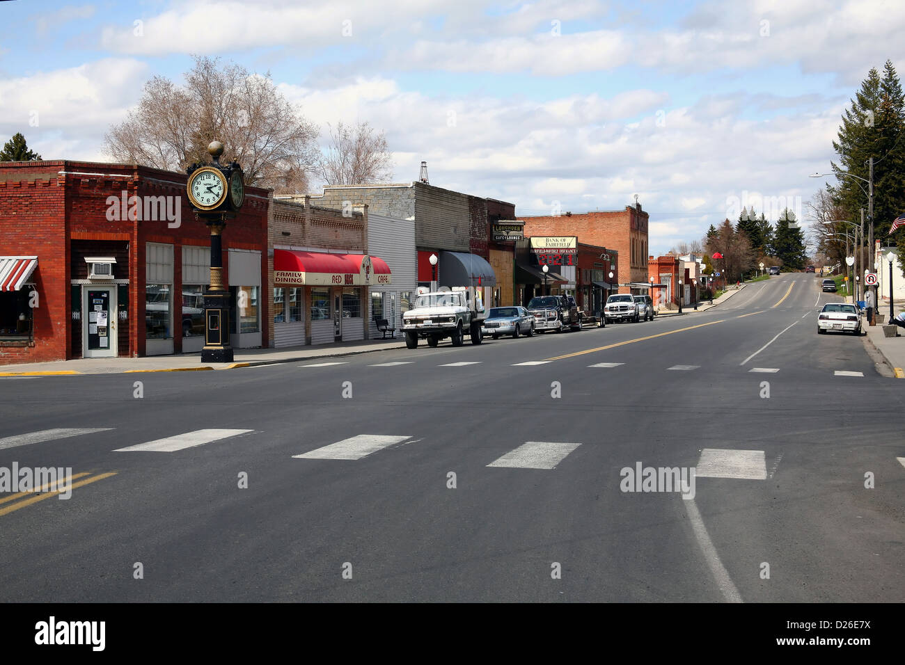 Downtown Rosalia Washington Stock Photo Alamy