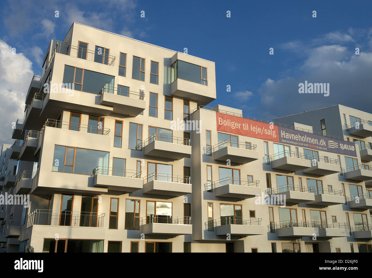 Copenhagen, Denmark, modern living in apartments in Syndhavnen Stock Photo  - Alamy