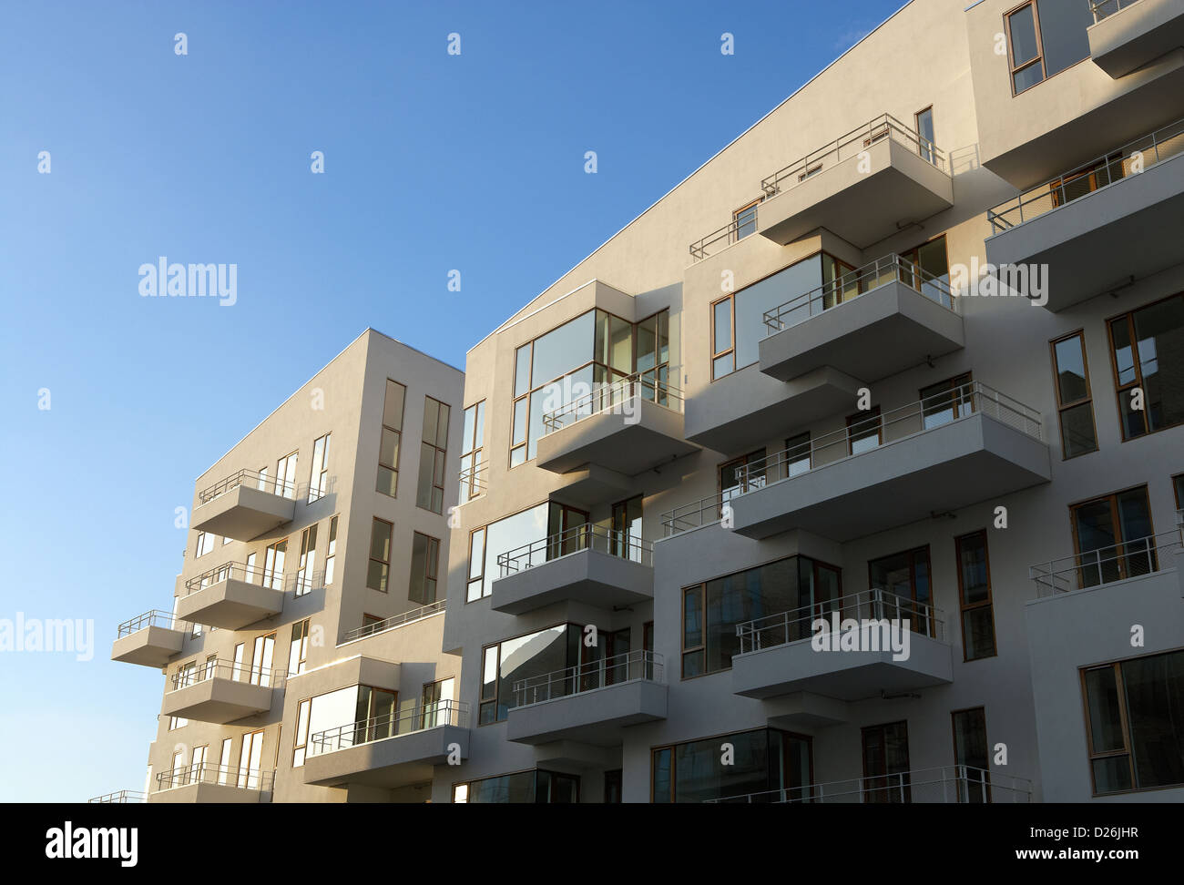 Copenhagen, Denmark, modern living in apartments in Syndhavnen Stock