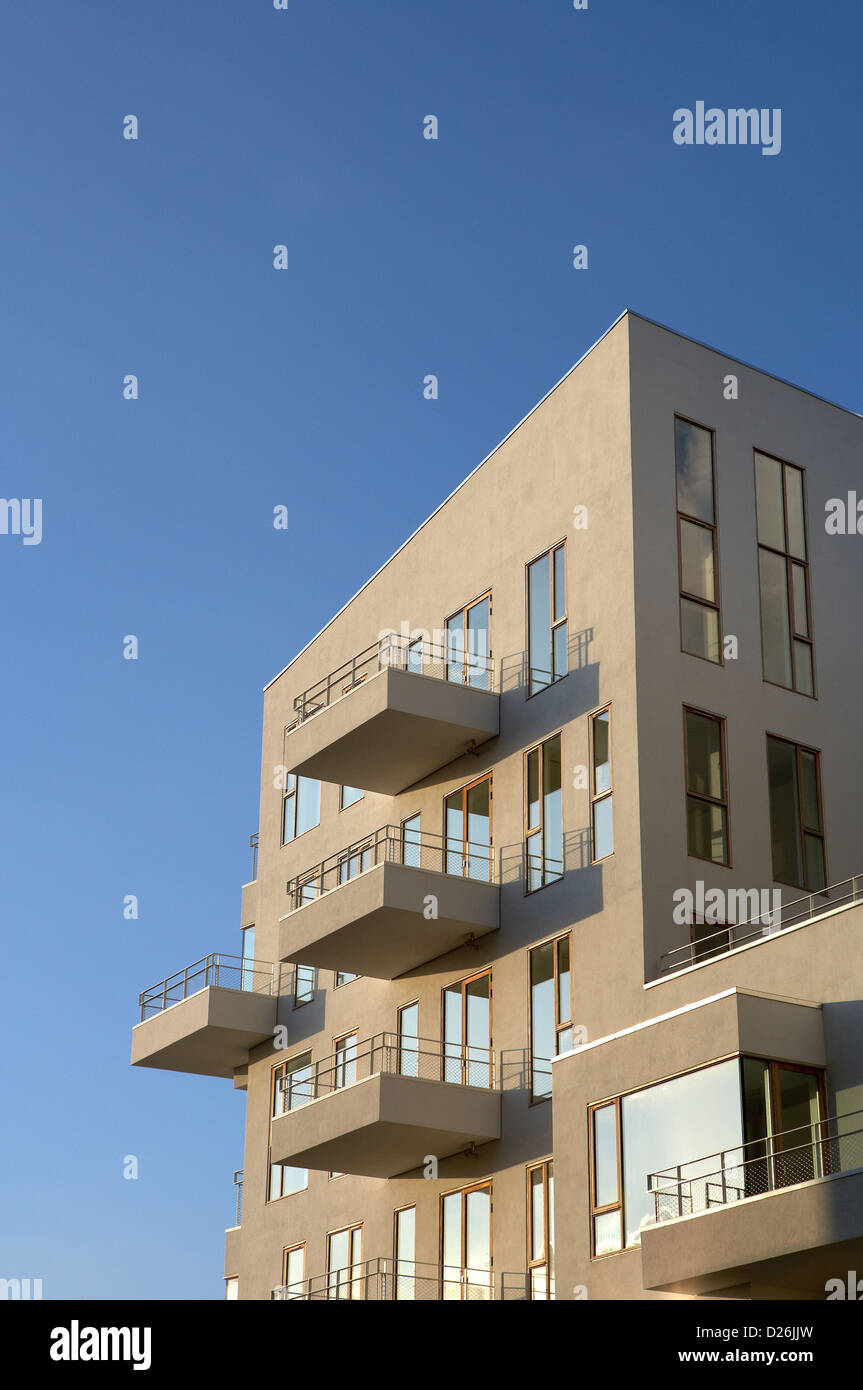 Copenhagen, Denmark, modern living in apartments in Syndhavnen Stock