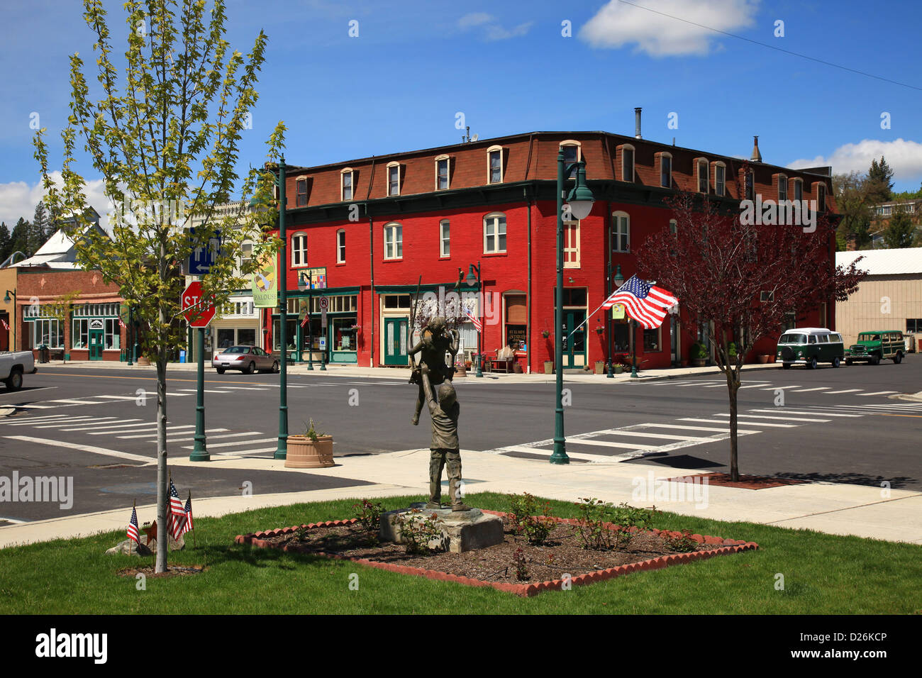 Downtown Palouse Washington Stock Photo Alamy