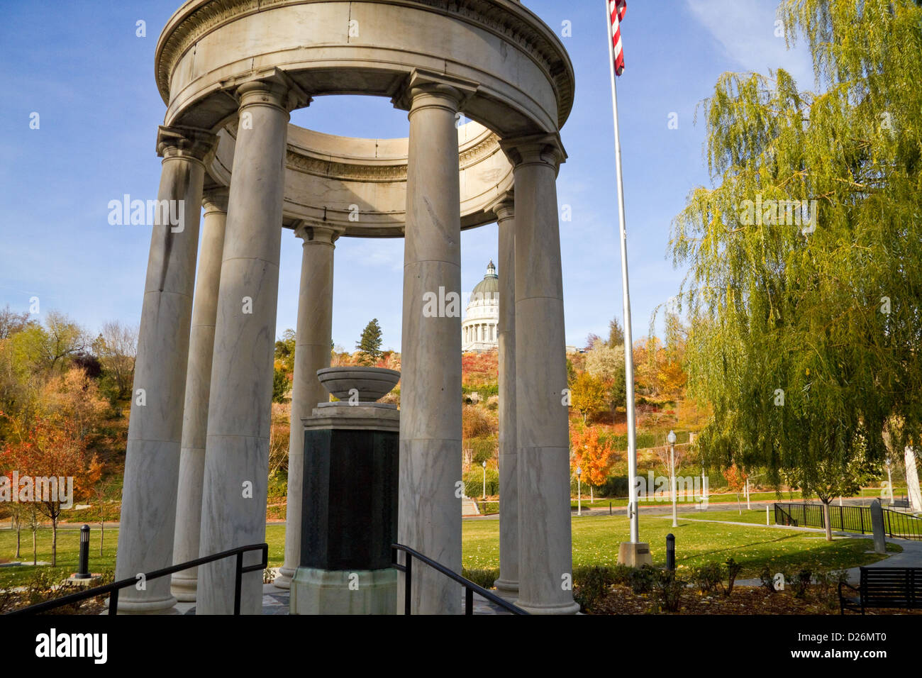Salt Lake City Memory Grove Stock Photo Alamy