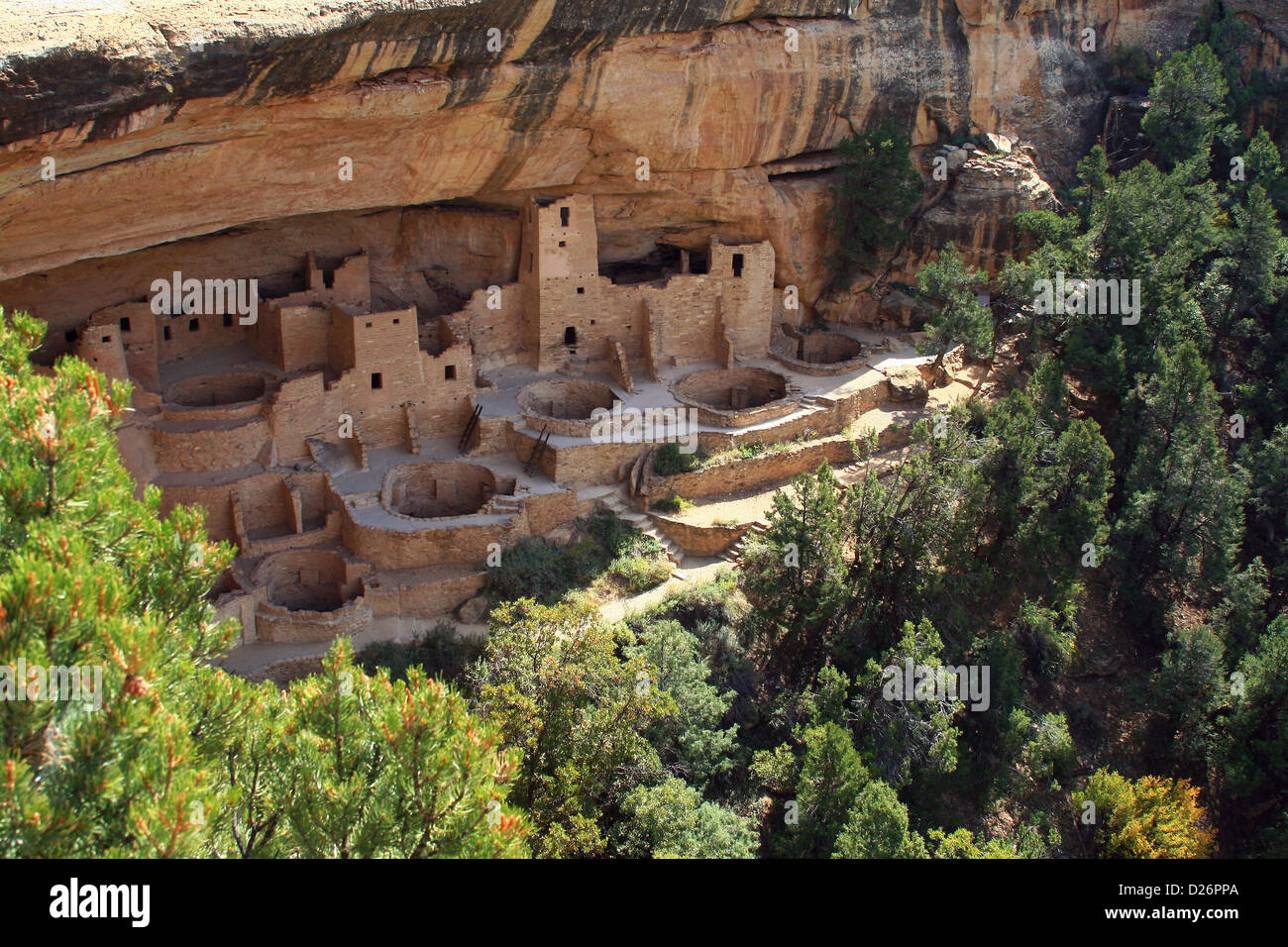 Cliff dwellings Mesa Verde Colorado Stock Photo - Alamy