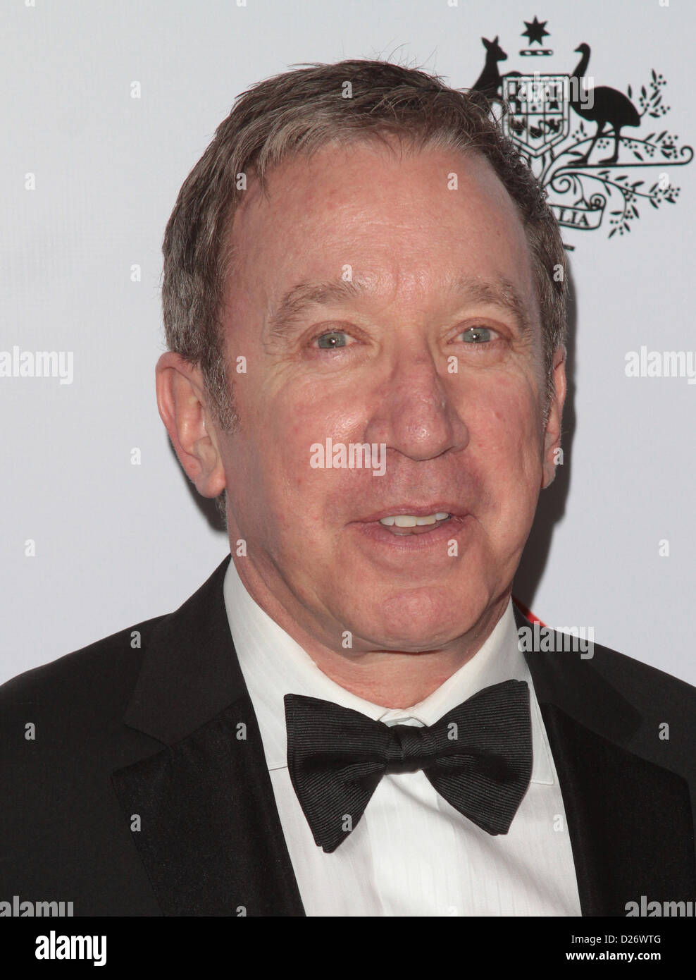 TIM ALLEN ACTOR 2013 G'DAY USA LOS ANGELES BLACK TIE GALA LOS ANGELES,  CALIFORNIA, USA 12 January 2013 LBX94587 Stock Photo - Alamy, image size:988x1390