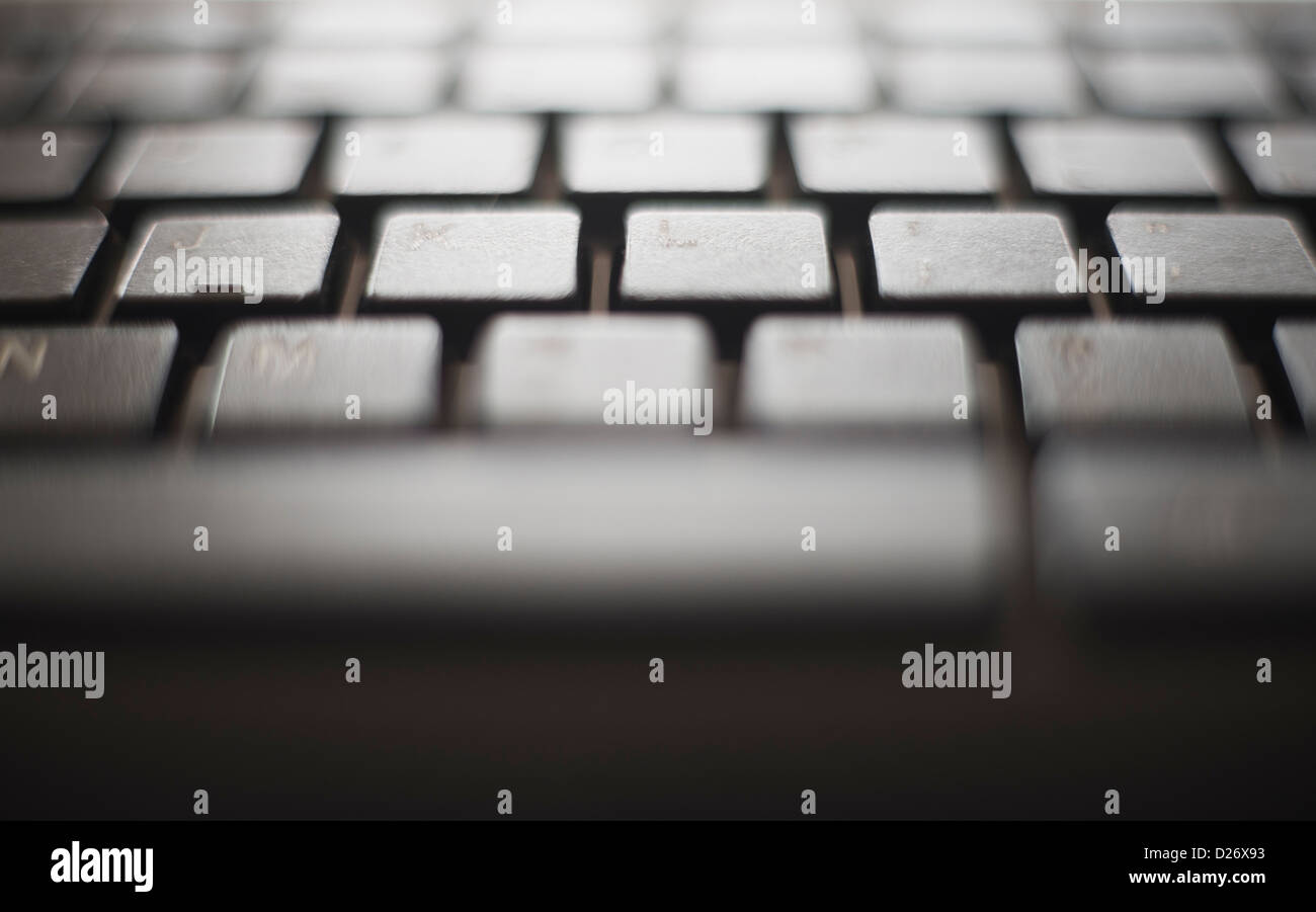 Detail of computer keyboard Stock Photo - Alamy