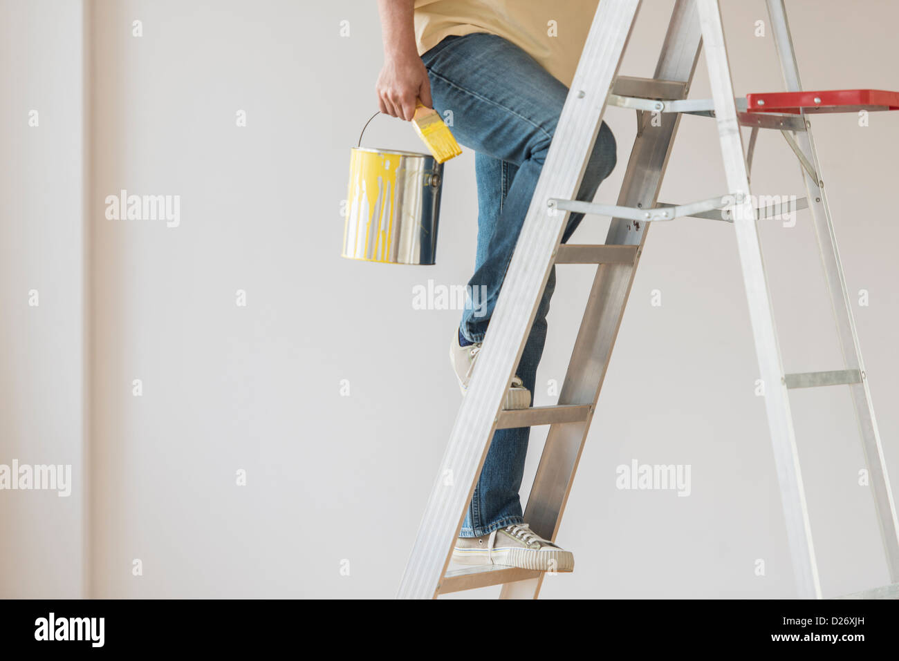 Climbing ladder paint diy hi-res stock photography and images - Alamy