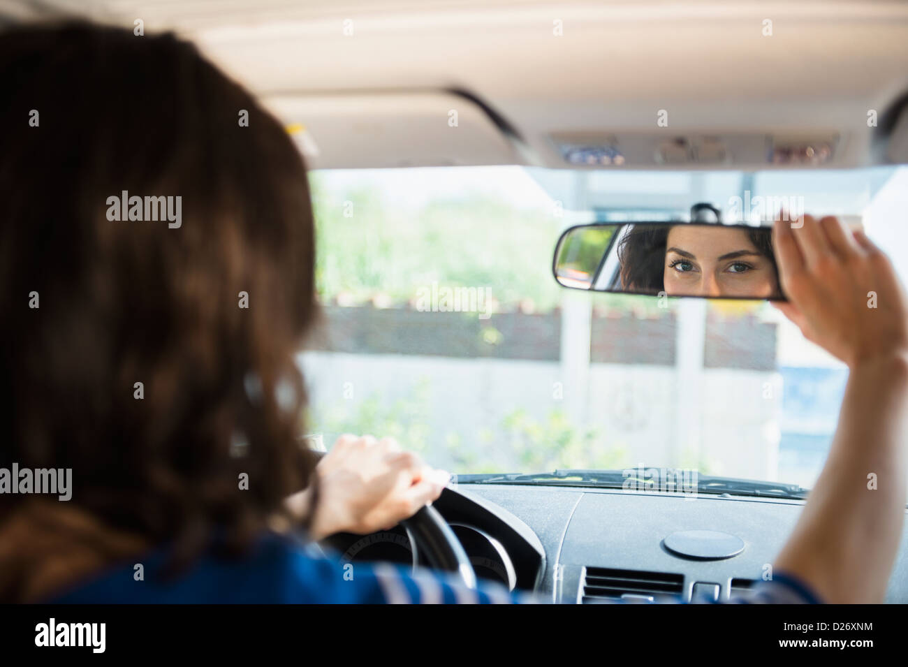 Rear view mirror on beach hi-res stock photography and images - Alamy