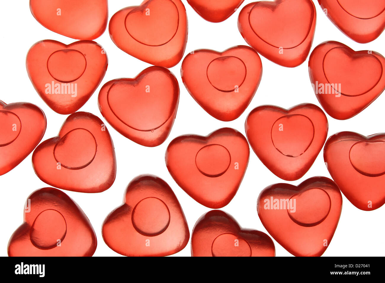 HeartShaped Ice Cubes Stock Photo Alamy