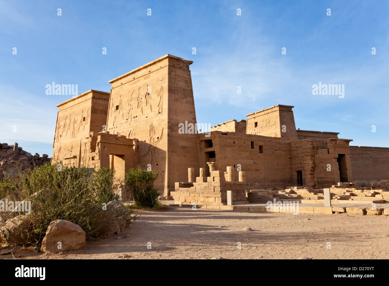 temple of isis Stock Photo