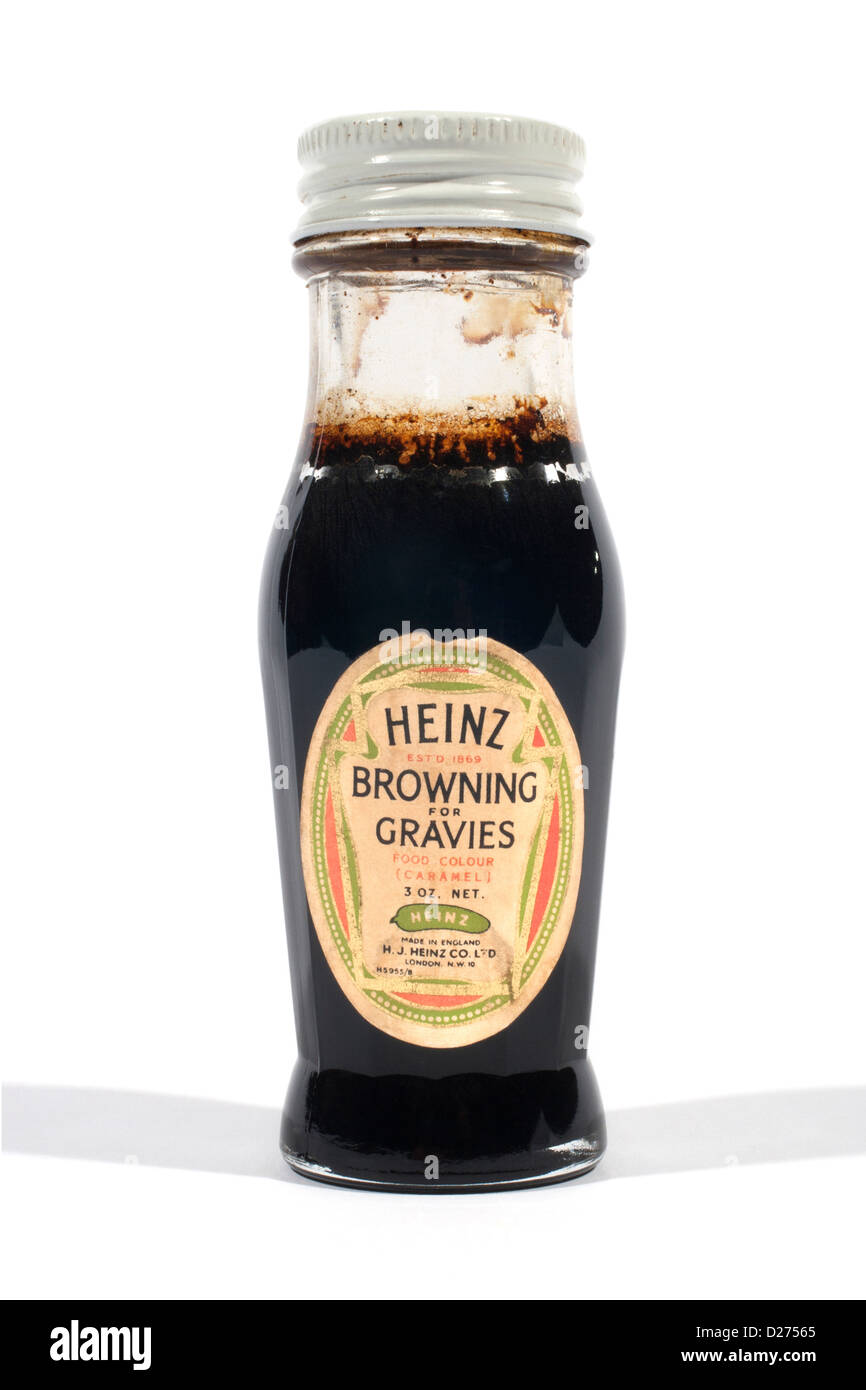 H.J.Heinz  Browning Gravies Bottle Stock Photo