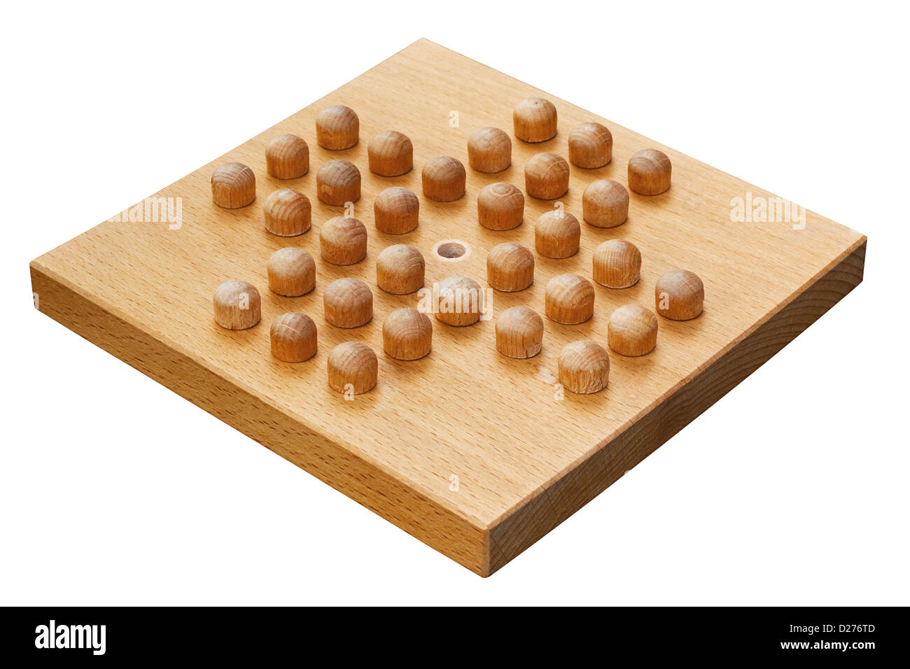 Triangle Peg Game Peg Solitaire Game Wood Peg Board Game -  Portugal