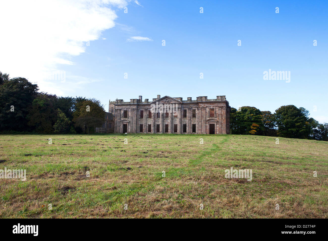 Sutton Scarsdale Hall, near Chesterfield Derbyshire England UK Stock