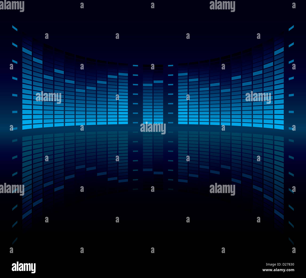 Graphic Equalizer Display Stock Photo Alamy