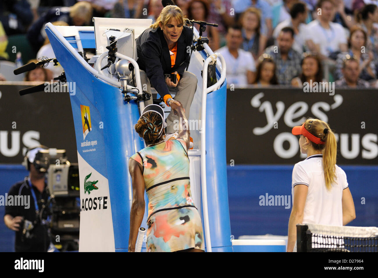 Melbourne, Australia. 16th January 2013. Alize of France and