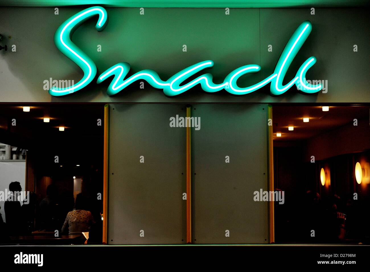 Sign for Snack point. Photo Frank May Stock Photo Alamy