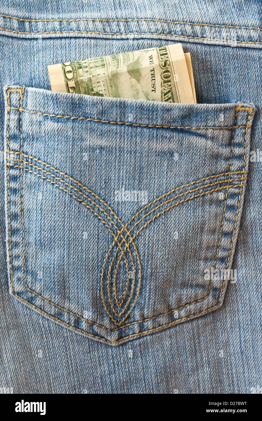Jeans back pocket macro hi-res stock photography and images - Alamy