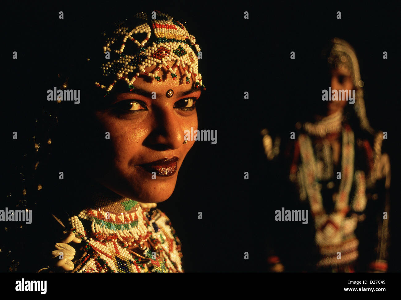 Dancers belonging to the Kalbeliya community ( India) Stock Photo