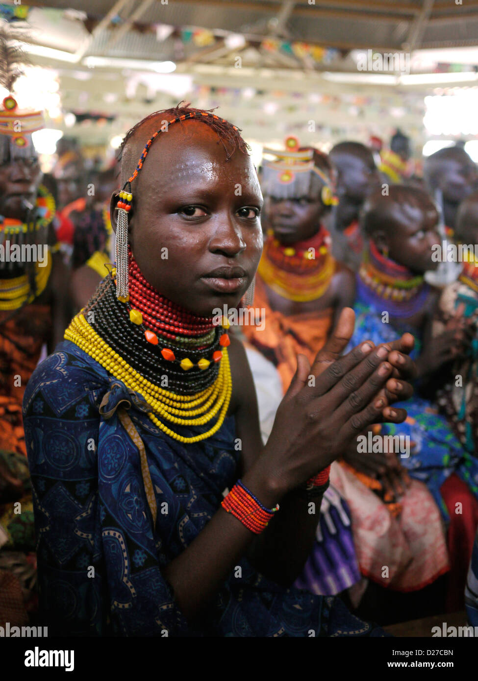 Turkana tribe people dancing turkana hi-res stock photography and ...