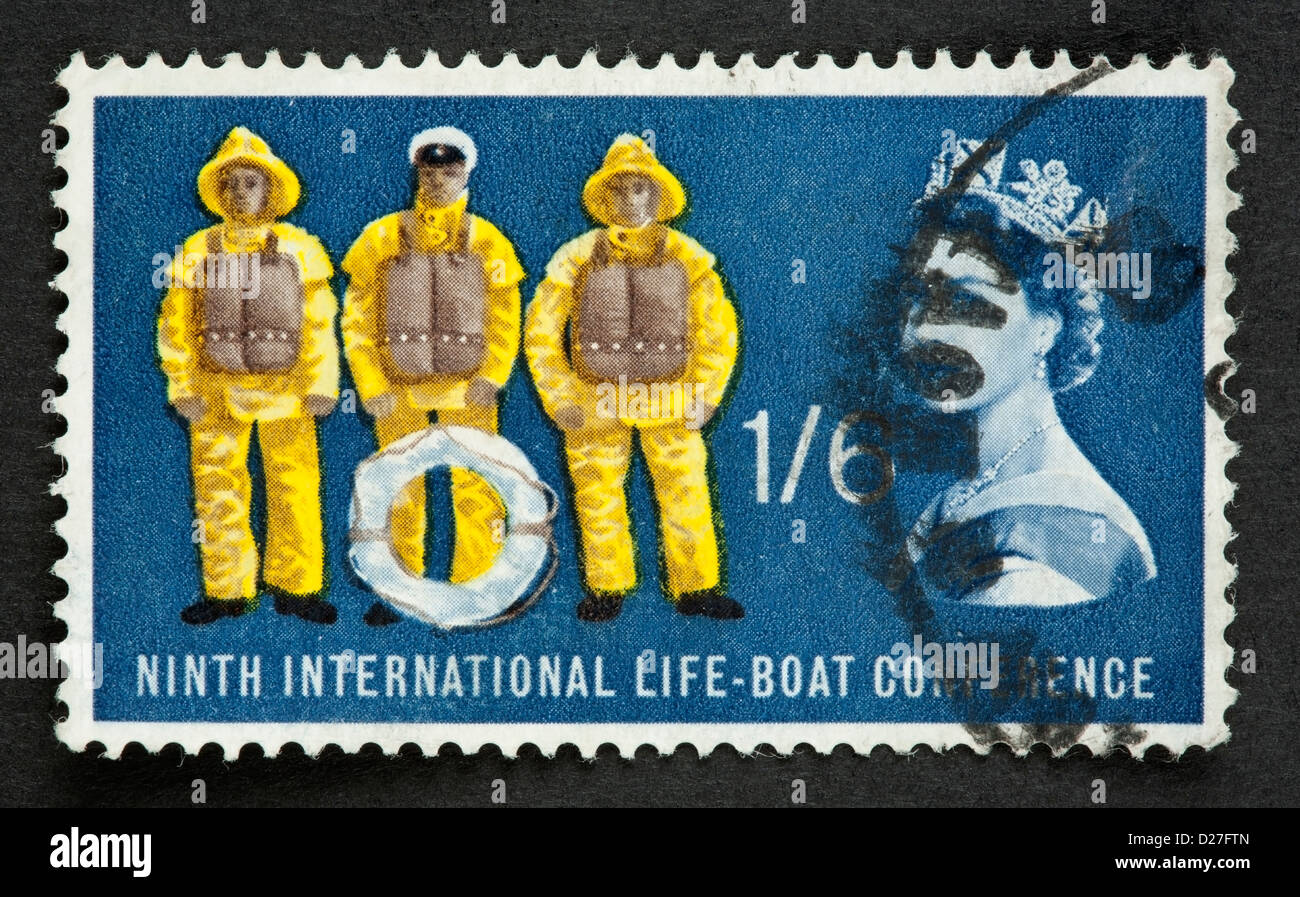 British postage stamp Stock Photo