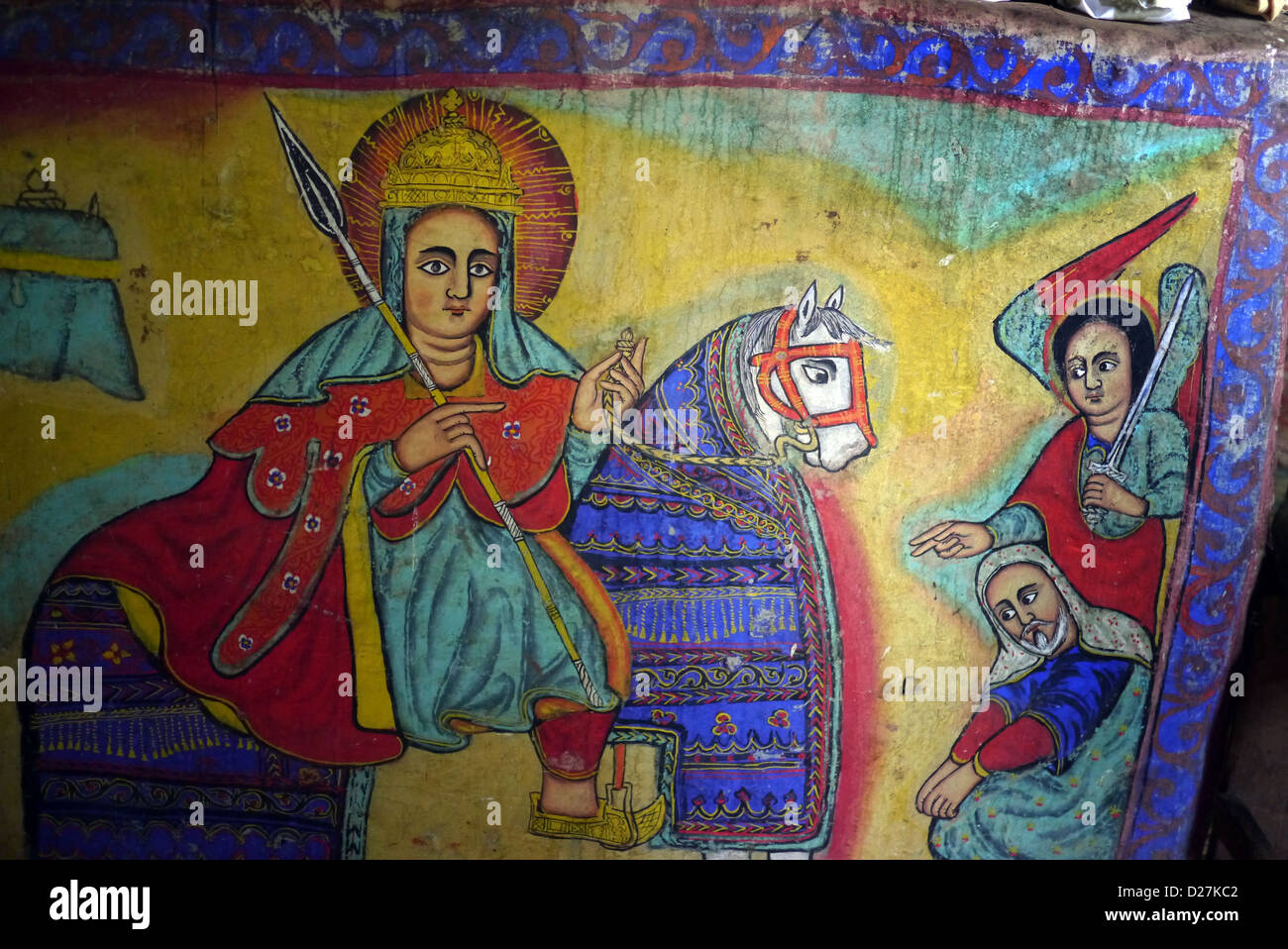 Orthodox Christian church paintings Stock Photo - Alamy