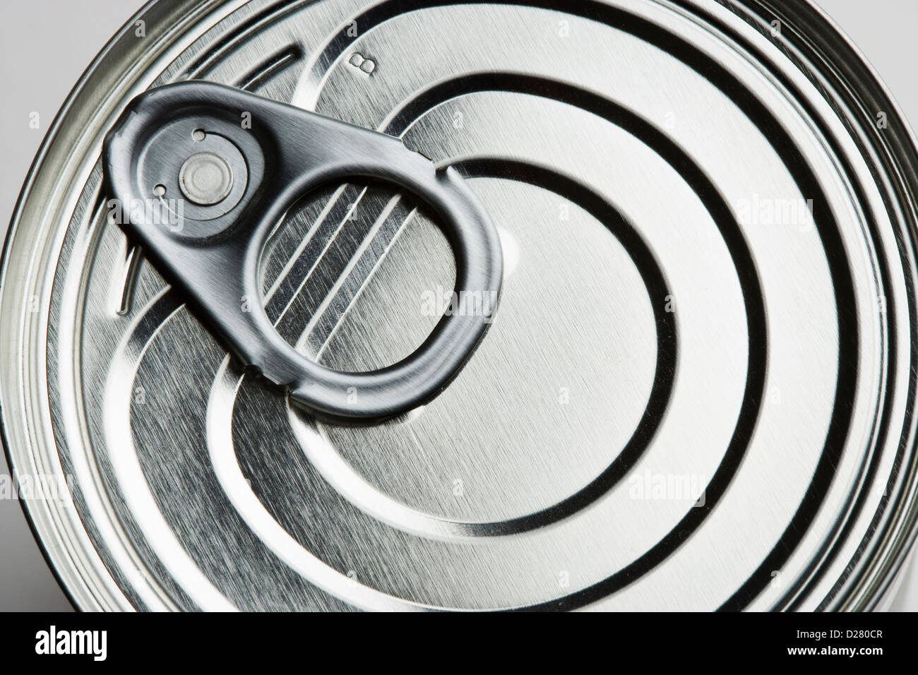Tin can ring pull Stock Photo Alamy