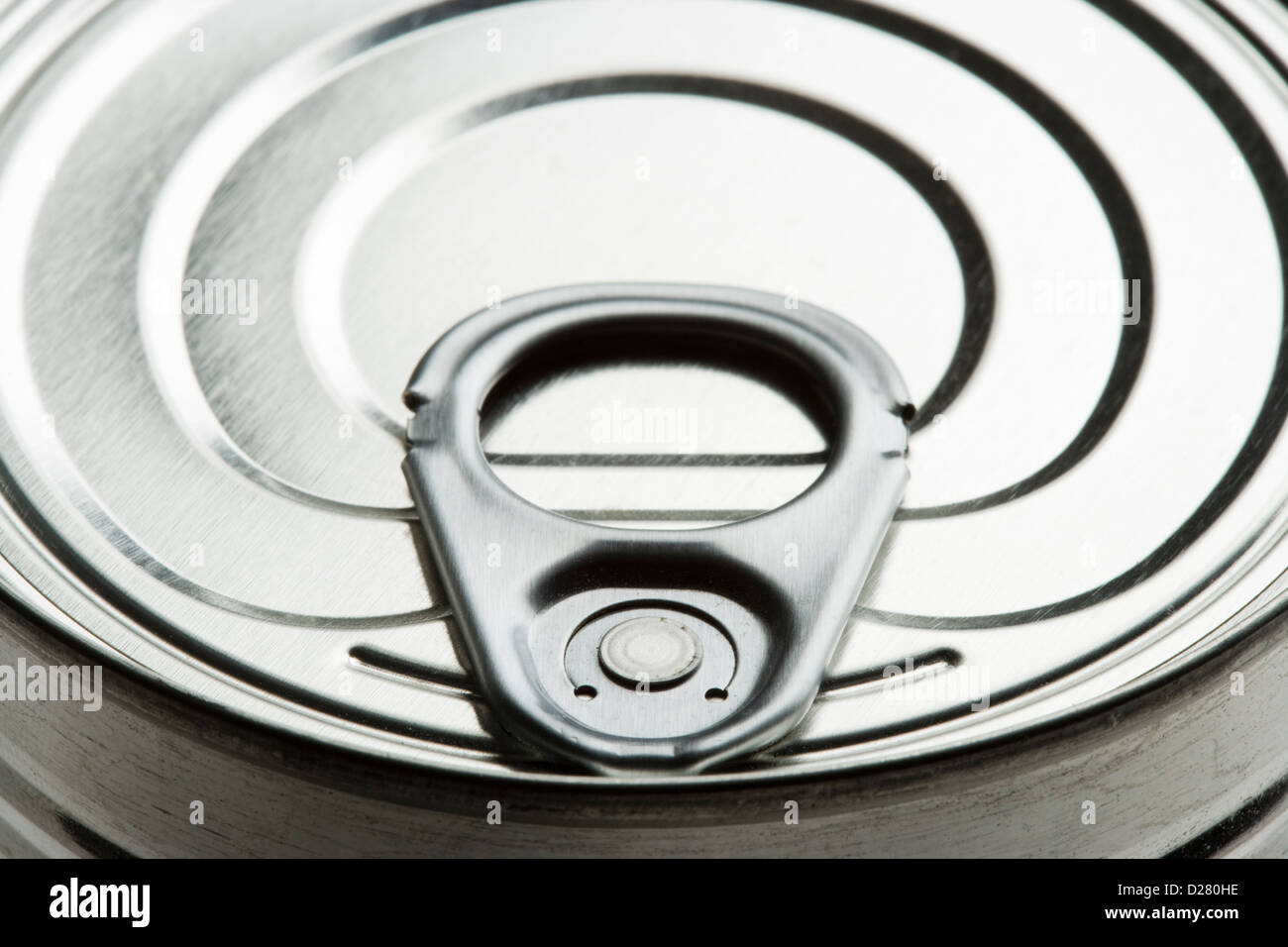 Tin can ring pull Stock Photo Alamy