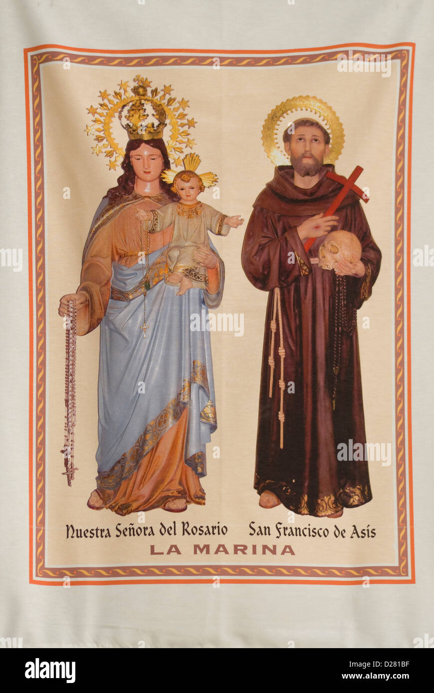 Feast of the blessed virgin of the rosary hi-res stock photography ...