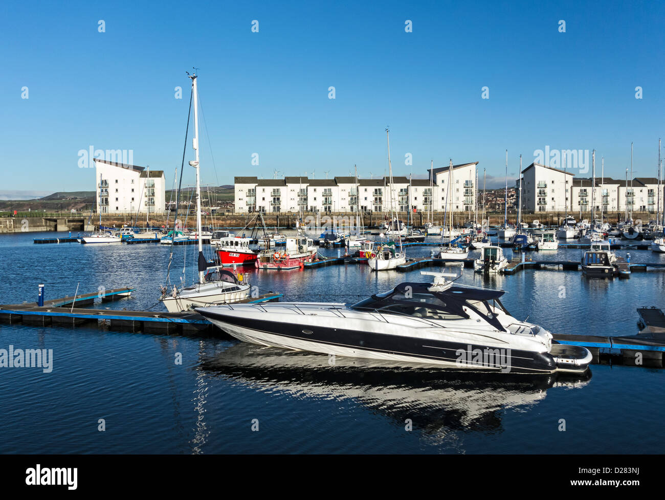 Ardrossan yacht harbour North Ayrshire Scotland Stock Photo