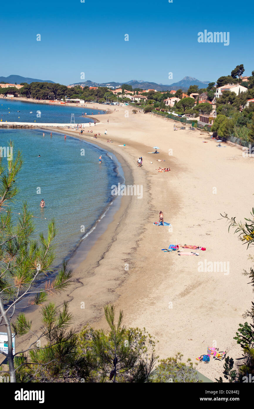 Plage de l'Argentiere, La LondelesMaures, Var, Provence,South of France Stock Photo Alamy