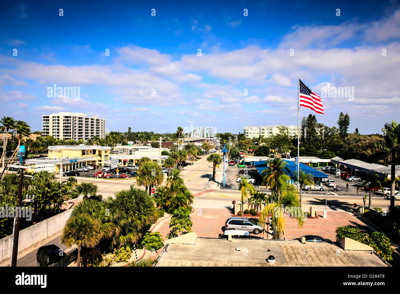 View of Siesta Key Island Sarasota Florida Stock Photo