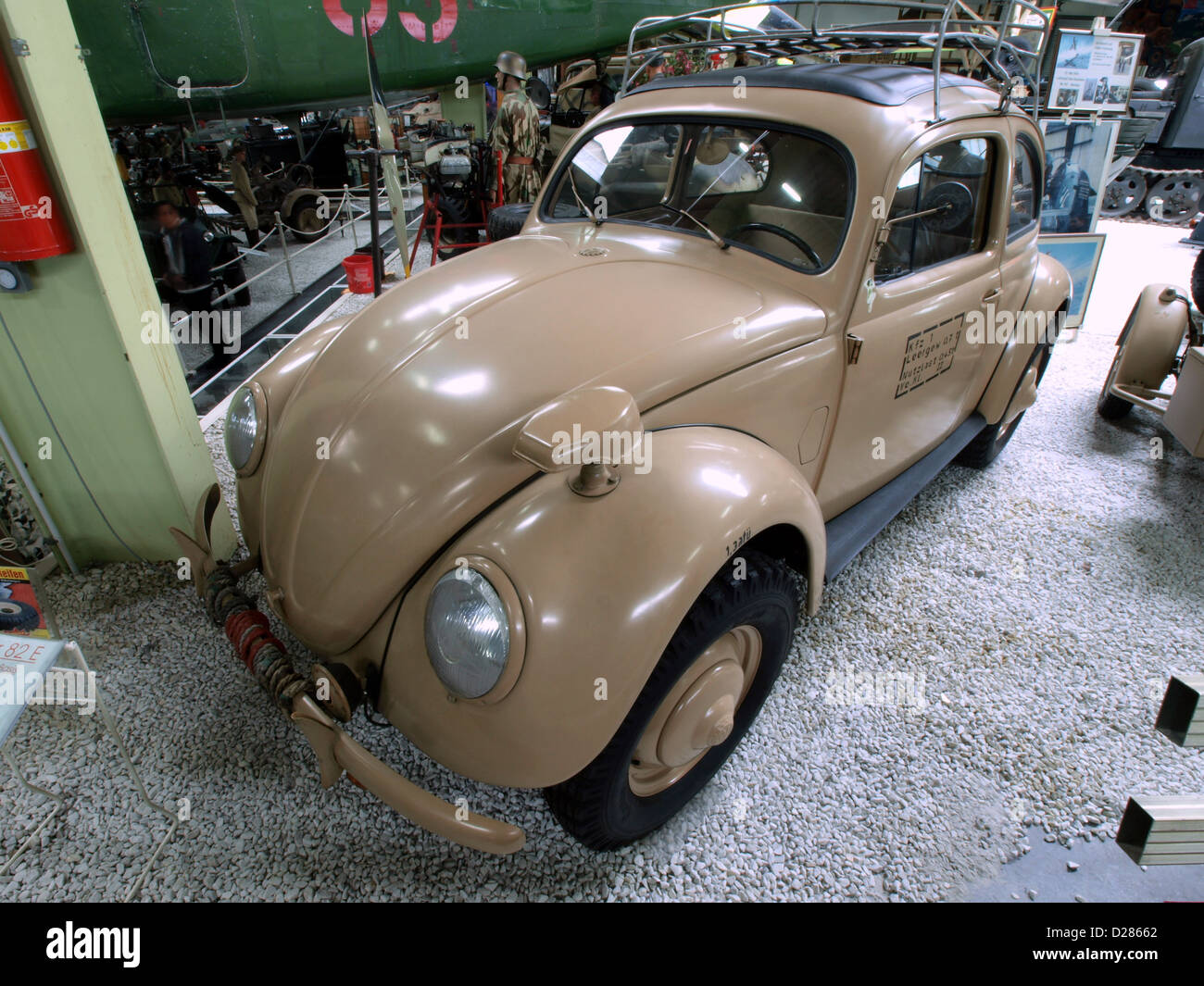 Auto & Technic museum Sinsheim.VW-Käfer 82E (1943) Stock Photo