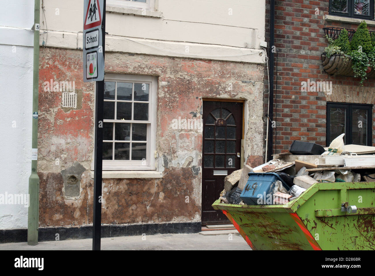 House being renovated in Jericho Oxford Stock Photo Alamy