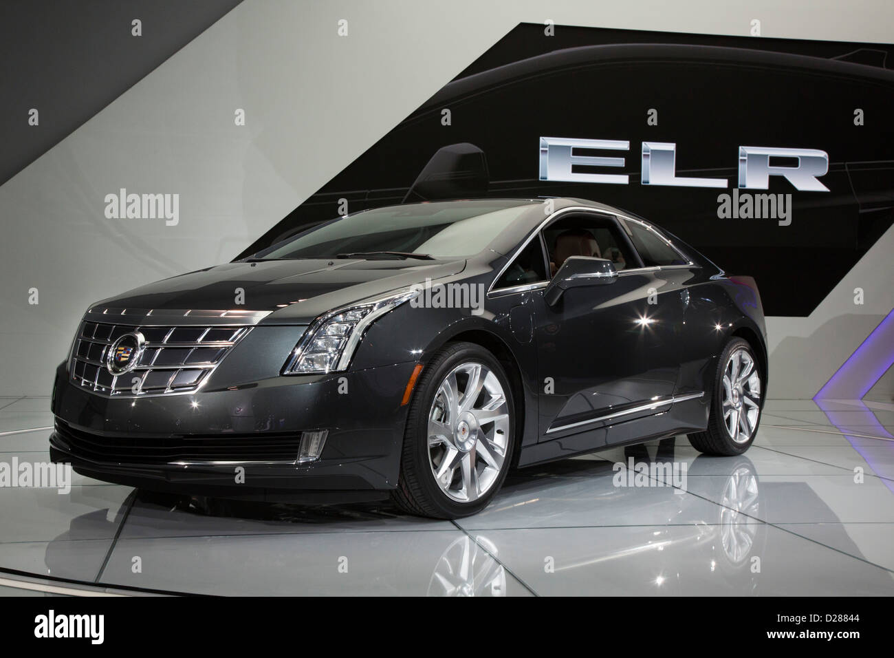 Detroit, Michigan The Cadillac ELR electric car on display at the