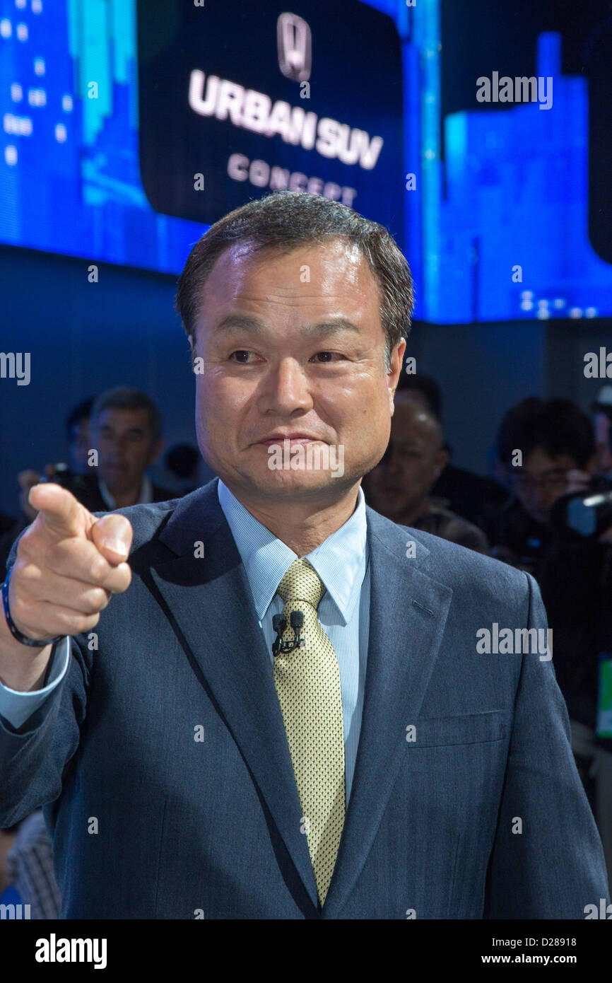 Detroit, Michigan Takanobu Ito, president and CEO of Honda Motor Co