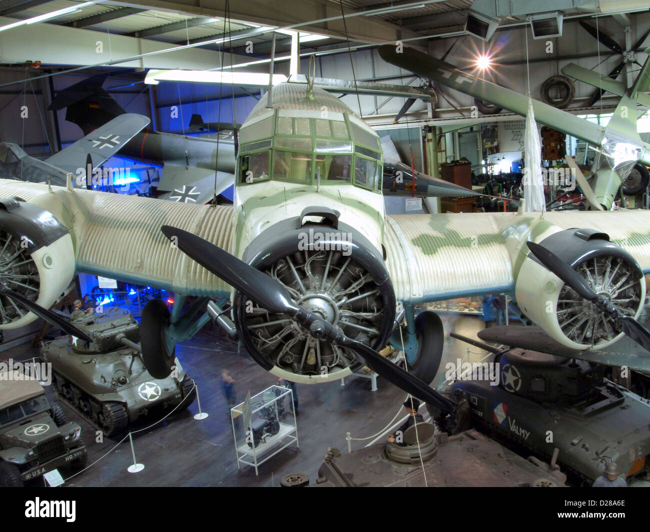 Auto & Technic museum Sinsheim.Junkers Ju 52 at Sinsheim Stock Photo