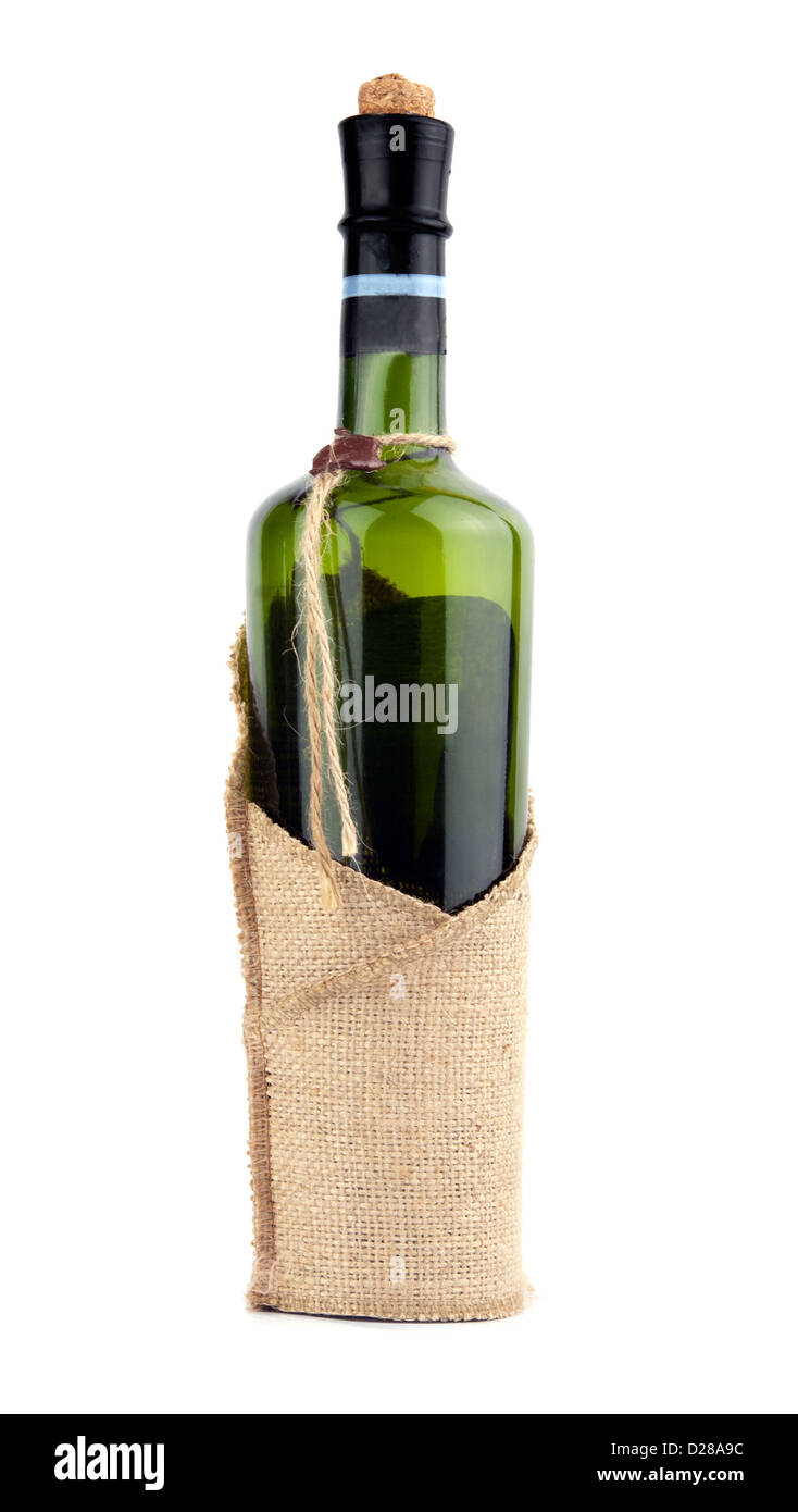 bottle of wine isolated on a white background Stock Photo - Alamy