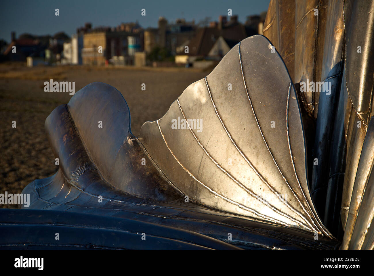 Aldeburgh Suffolk UK Beach Shell Sculpture Stock Photo Alamy