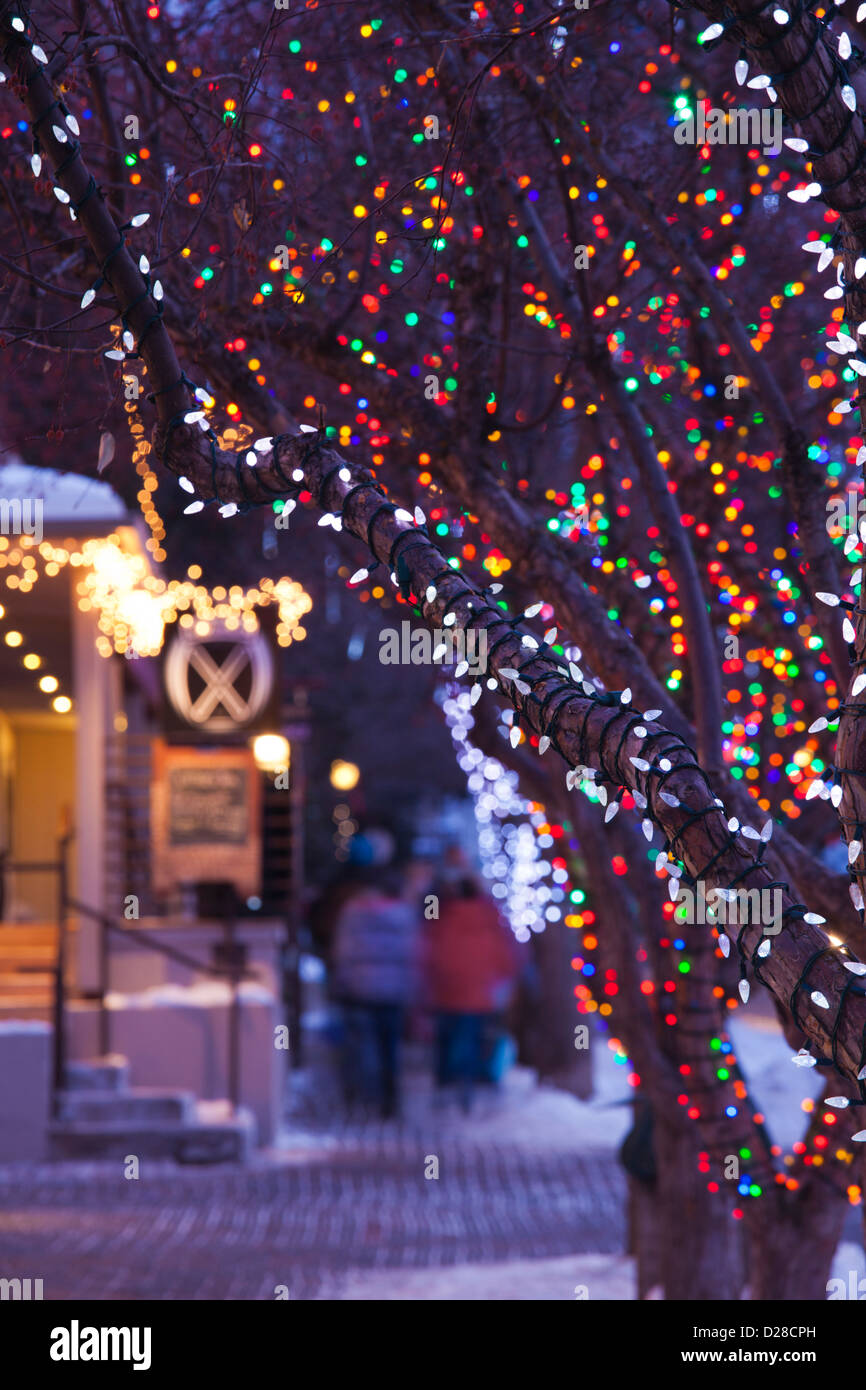 Aspen colorado christmas lights hires stock photography and images Alamy
