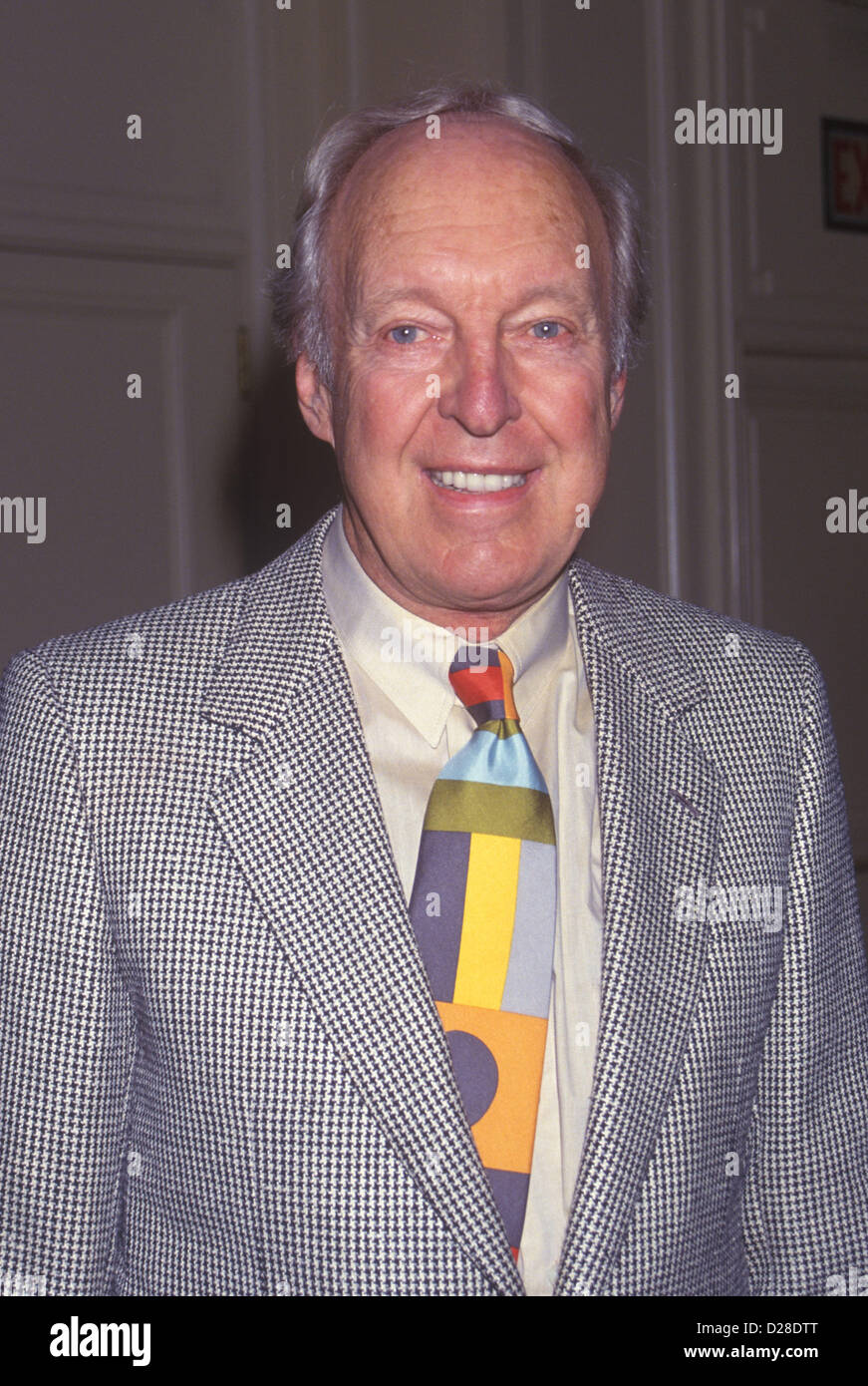 Jan. 16, 2013 - Livermore, California, U.S. - Conrad Bain, the Canadian-born actor  who played father figure Phillip Drummond on 'Diff'rent Strokes' has died of natural causes. Bain is known for playing the white adoptive father of two African-American brothers on the hit 'Diff'rent Strokes' that turned Gary Coleman into a TV star. PICTURED: April 20, 1994 - Los Angeles, California, U.S. - CONRAD BAIN at the SAG Foundation Award in honor of John Cleese. (Credit Image: Credit:  Kathy Hutchins/ZUMAPRESS.com/ Alamy live news) Stock Photo