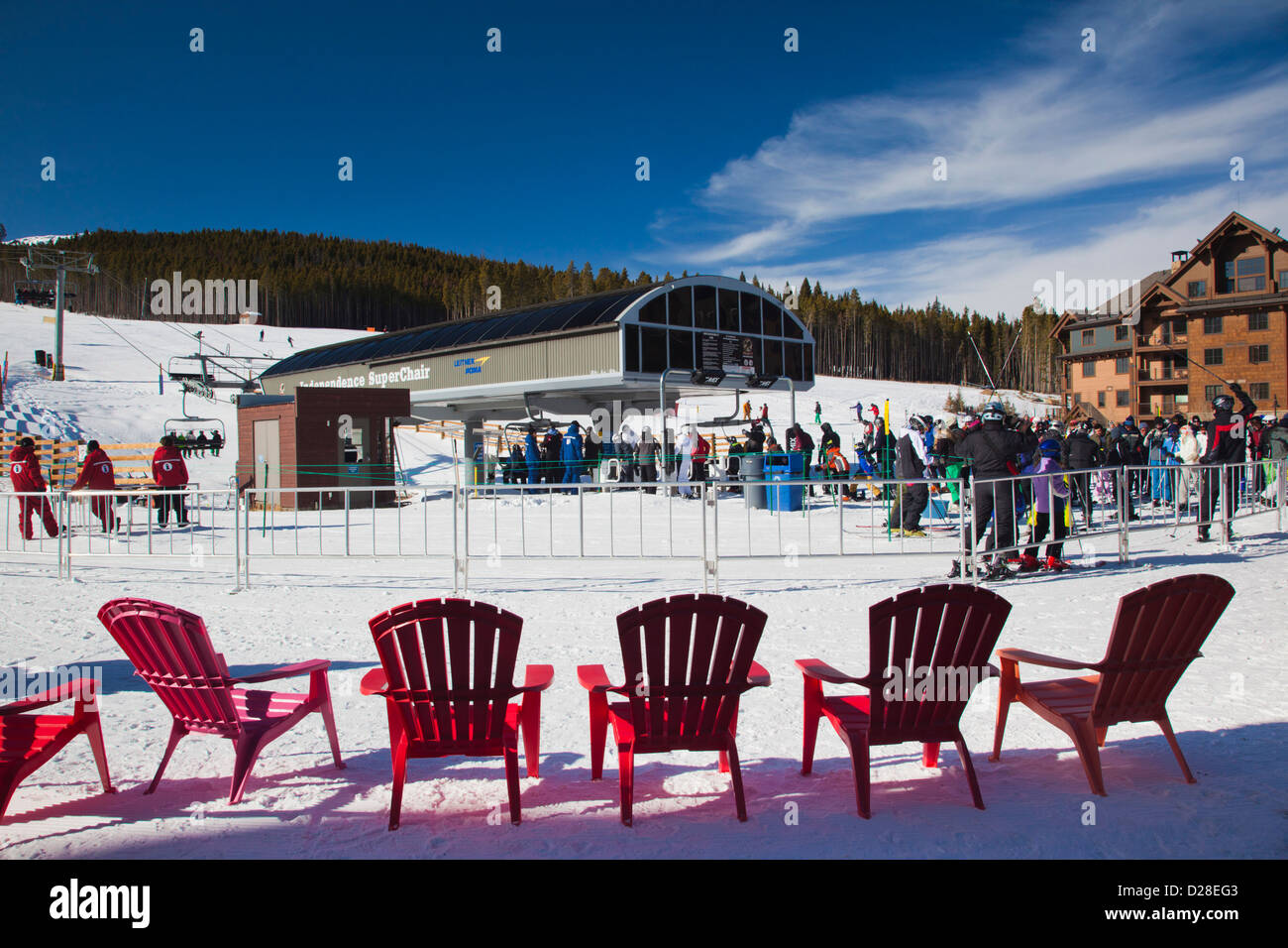 Breckenridge colorado ski resort hi-res stock photography and images