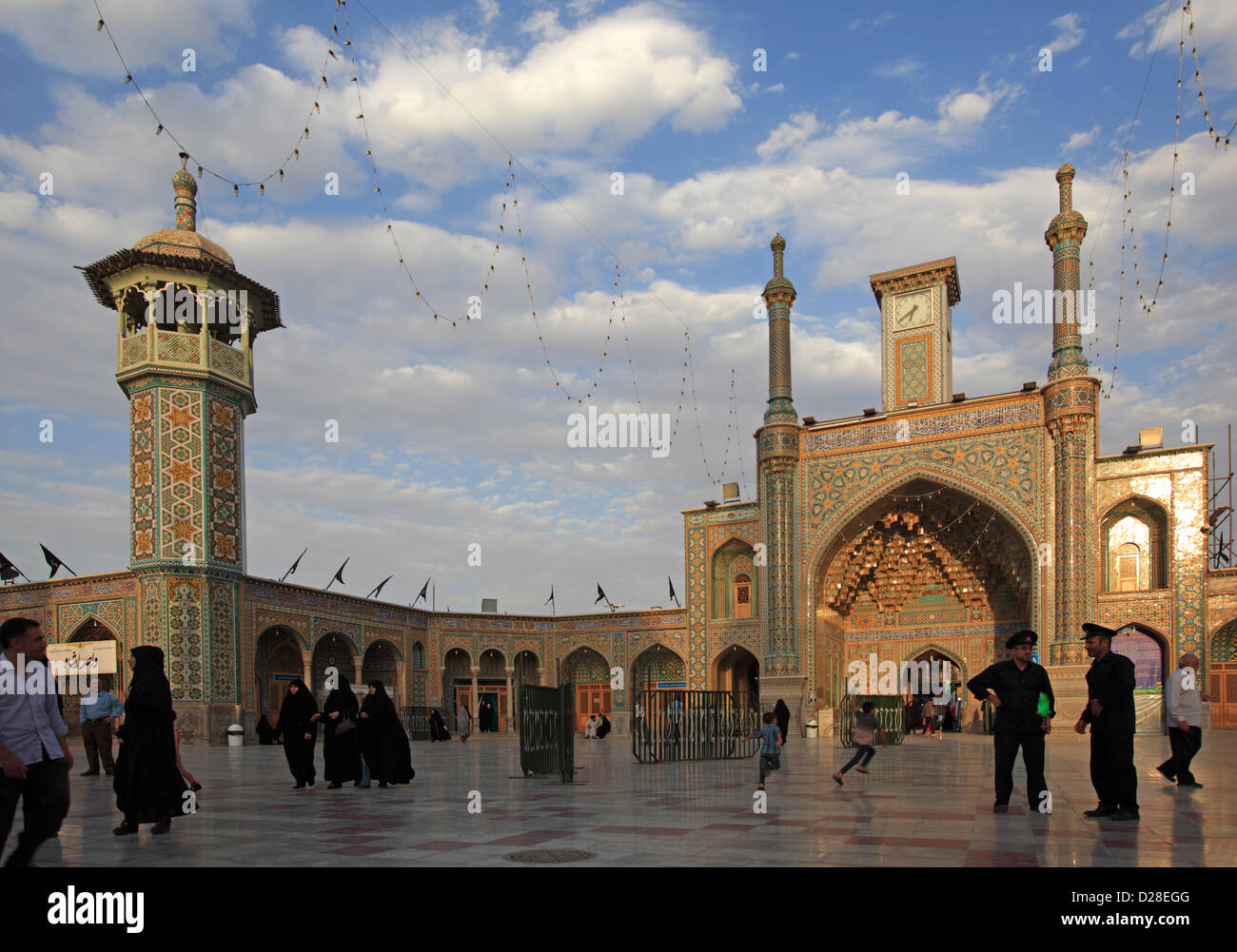 The shrine of Fatima al-Masumeh, Qom, Iran Stock Photo