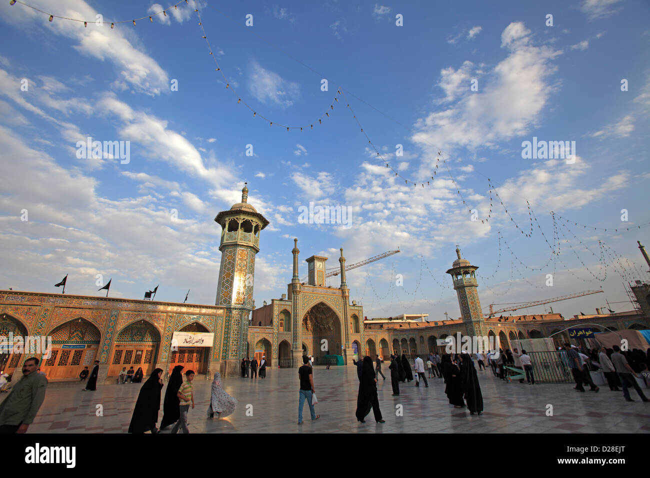 The shrine of Fatima al-Masumeh, Qom, Iran Stock Photo